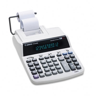 Canon P170dh 2 color Roller Printing Calculator
