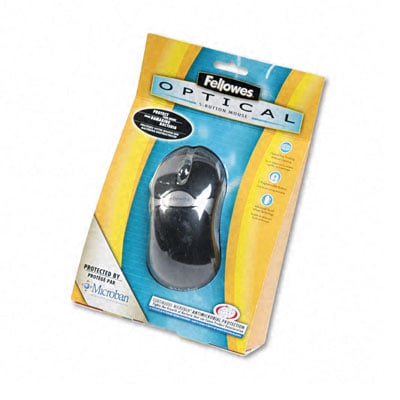 Fellowes Optical Mouse With Microban Protection