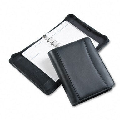 Franklin Black Leather Undated Day Planner Deluxe Starter Set