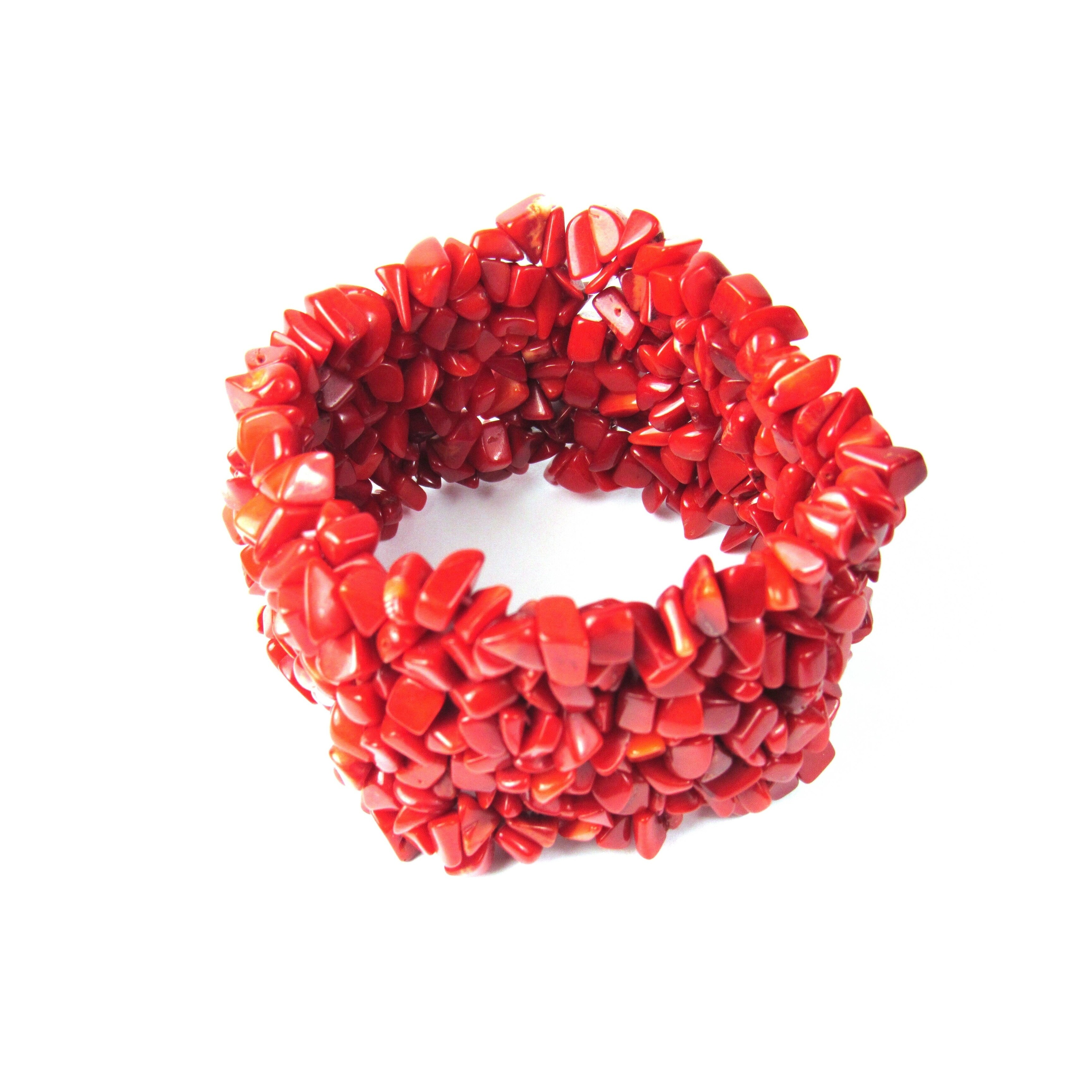 red coral bracelet