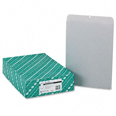 Executive Gray Clasp Envelopes   12 X 15 1/2 (100/box)