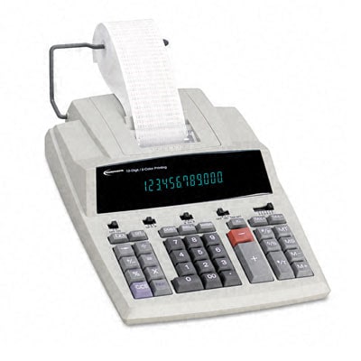 Dual color Printing Calculator