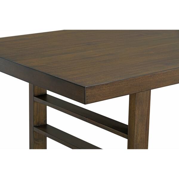 Summerlin Counter Height Trestle Dining Table, Dark Brown - Bed Bath & Beyond - 26950749