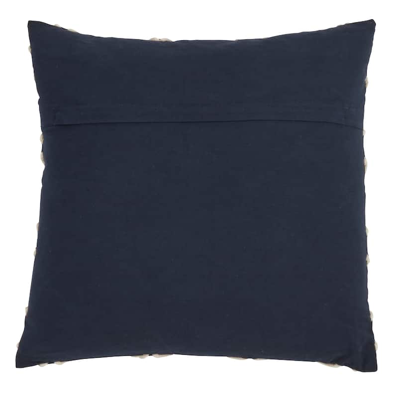 Knotted Rope Down Filled 20 Inch Decorative Throw Pillow