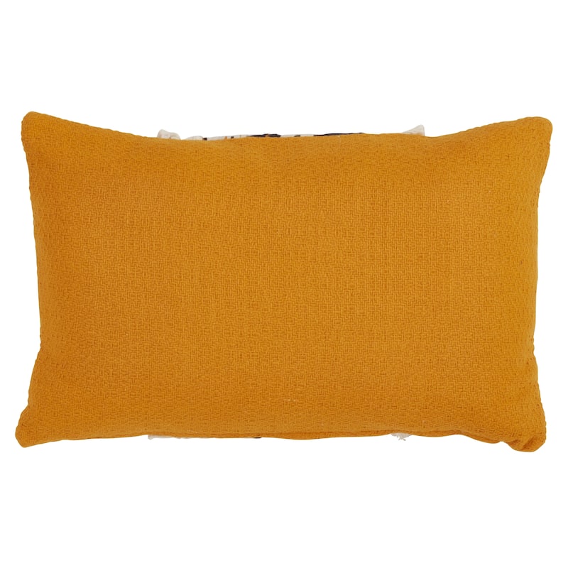Down Filled Wavy Stitched Throw Pillow
