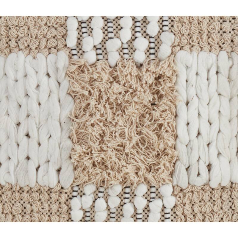 Cross Moroccan Design Down Filled 18 Inch Decorative Throw Pillow