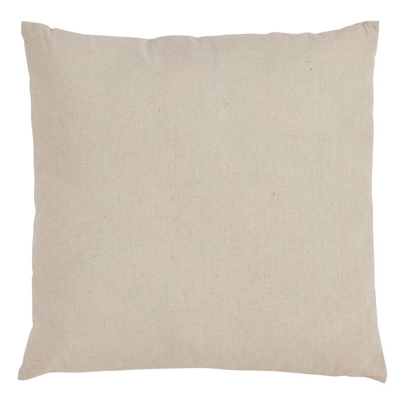 Tropical Print Throw Pillow With Turtle Design