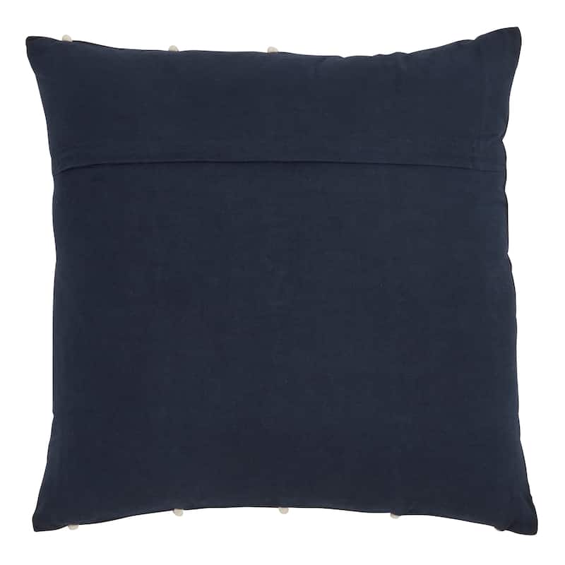 Double Knot Rope Down Filled 20 Inch Decorative Throw Pillow