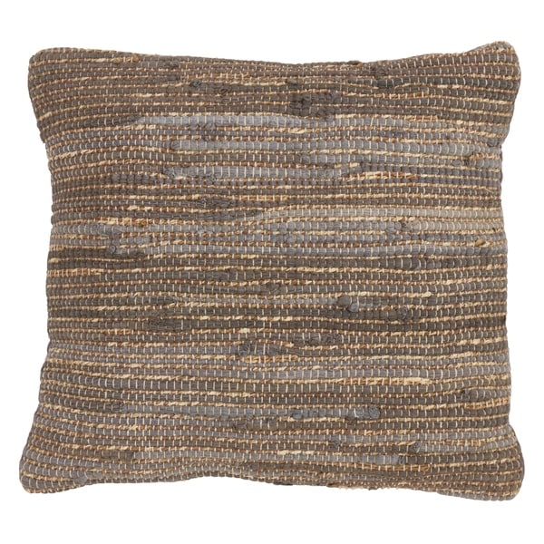 Saro Lifestyle Chindi Design Down Filled Throw Pillow