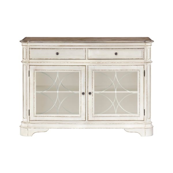 Standard Furniture Stevenson Manor Buffet, Distressed White
