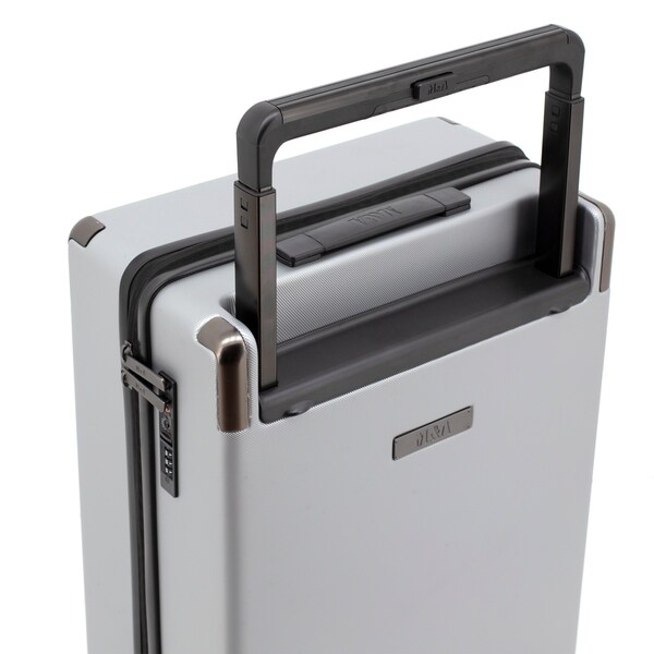 wide handle suitcase