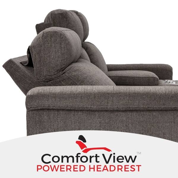 Shop Seatcraft Hawke Home Theater Seating Performance Fabric Power