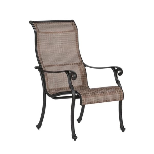 Yorkshire 9-piece Aluminum Square Dining Set with 8 Sling Chairs