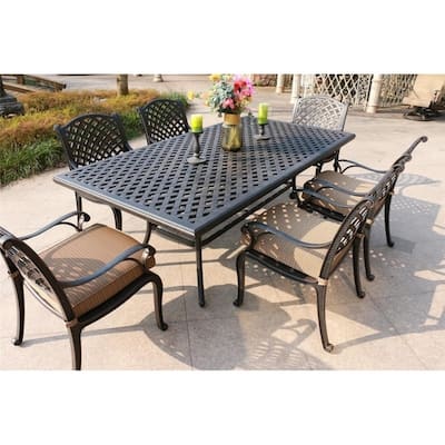 South Ponto 7-piece Aluminum Dining Set by Havenside Home