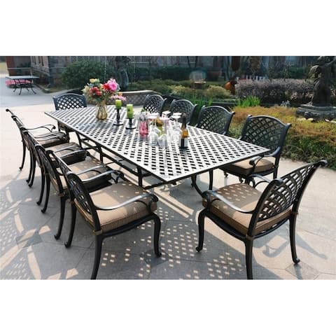 South Ponto 11-piece Aluminum Dining Set by Havenside Home