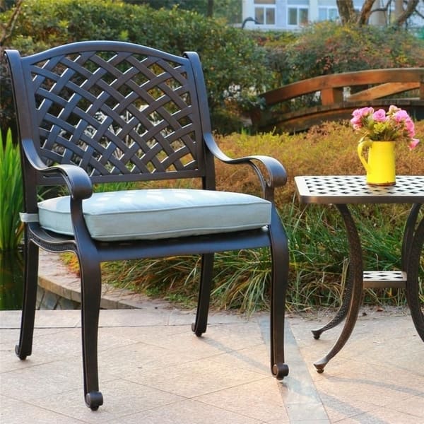 Manasquan 5-piece Gunmetal Aluminum Round Dining Set with Swivel Chairs by Havenside Home