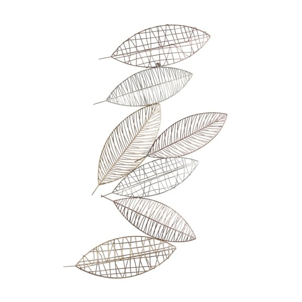Metal Leaves Cluster Wall D�cor Accent, Multicolor