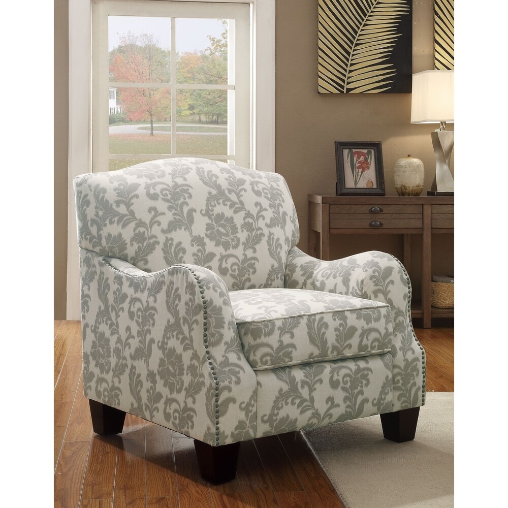 Overstock Zoe Traditional Upholstered Accent Chair