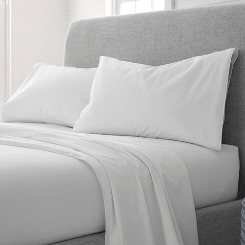 White Organic Cotton Sheet Sets Online At Our Best Porch Den Ode Organic Cotton Sheet Set