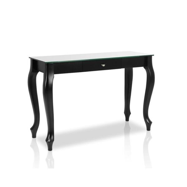 Shop Palmetto Glass Top Console Table Free Shipping Today