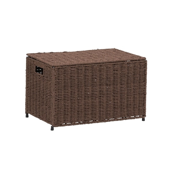Household Essentials Small KD Chest in Paper Rope Coffee