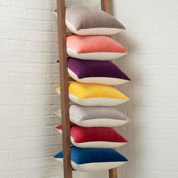 Nourison Mina Victory Lifestyles Velvet 16-inch Decorative Throw Pillow