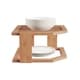 preview thumbnail 5 of 10, Tiered Bamboo Corner Shelf for Kitchen or Countertop Organization, Natural Wood by Lavish Home