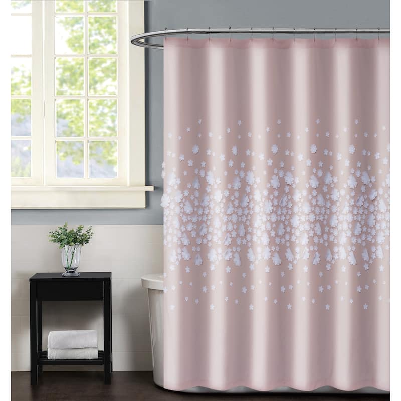 Christian Siriano NY® Confetti Flowers 72" x 72" Shower Curtain