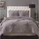 preview thumbnail 2 of 7, Porch & Den Airey Rouched 3-piece Duvet Cover Set