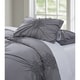 preview thumbnail 6 of 7, Porch & Den Airey Rouched 3-piece Duvet Cover Set