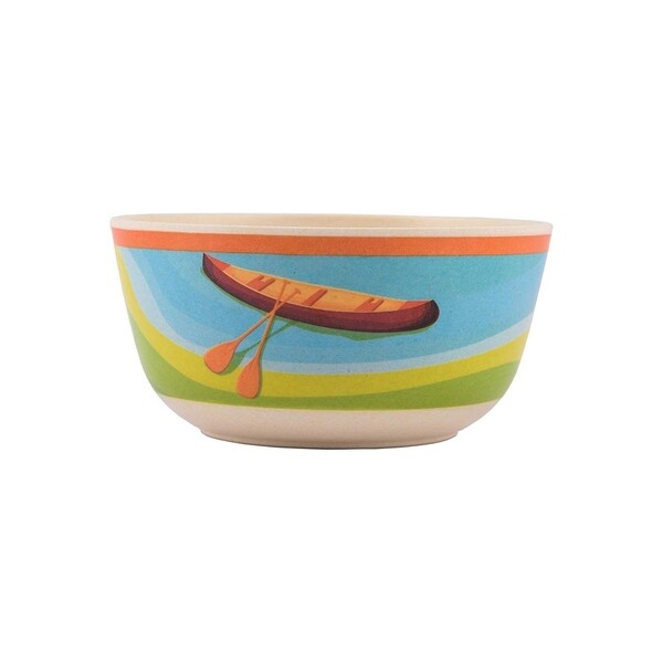 Melange 6-Piece Bamboo Bowl Set (Campers Kayak)