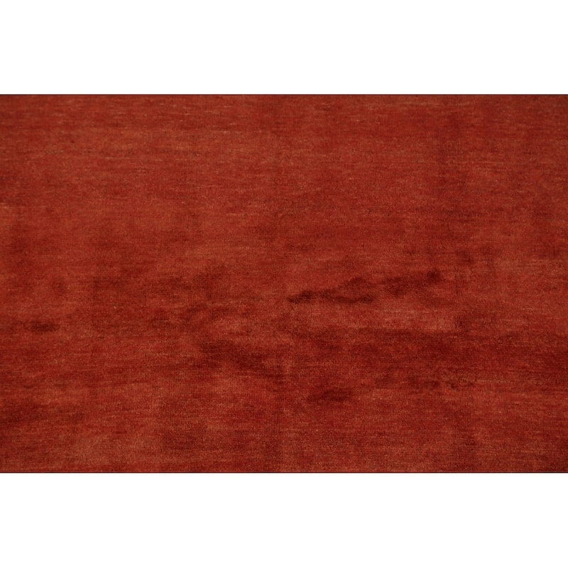 Gabbeh Modern Tribal Hand Knotted Wool Persian Area Rug - 6'3" x 4'9"