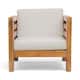 Option Teak Finish + Beige Cushion