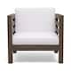 Option Gray Finish + White Cushion