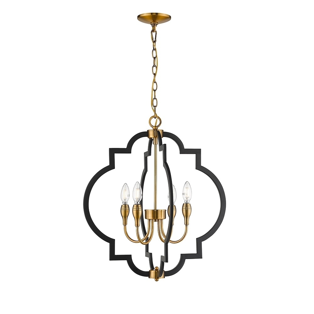 OVE Decors Tamara 4-Lights LED Chandelier Light - Chandeliers For Bedrooms by Overstock.com