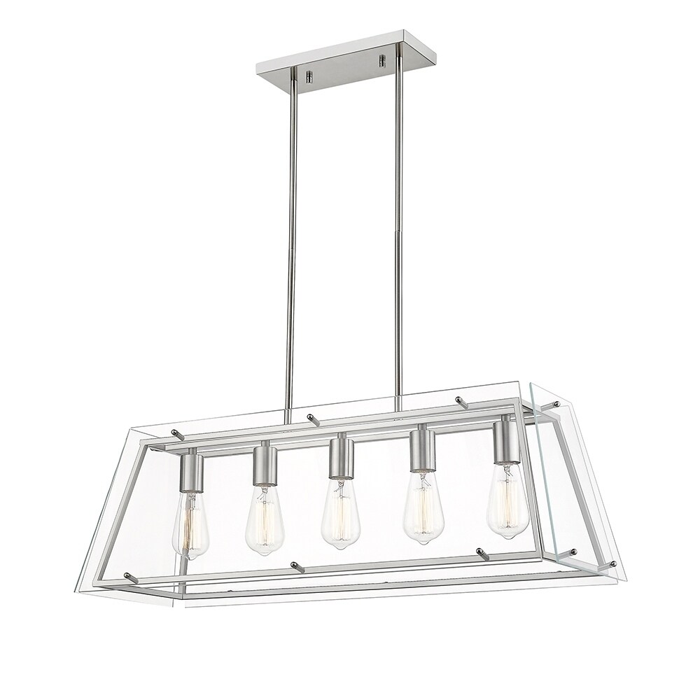 OVE Decors Evan V 5-Lights LED Chandelier Light - Chandeliers For Bedrooms by Overstock.com