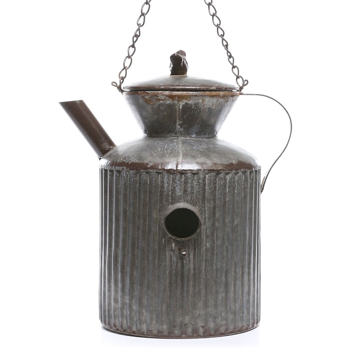 Alpine Metal Tea Pot Birdhouse, 20 Inch Tall - Bed Bath & Beyond - 25437051