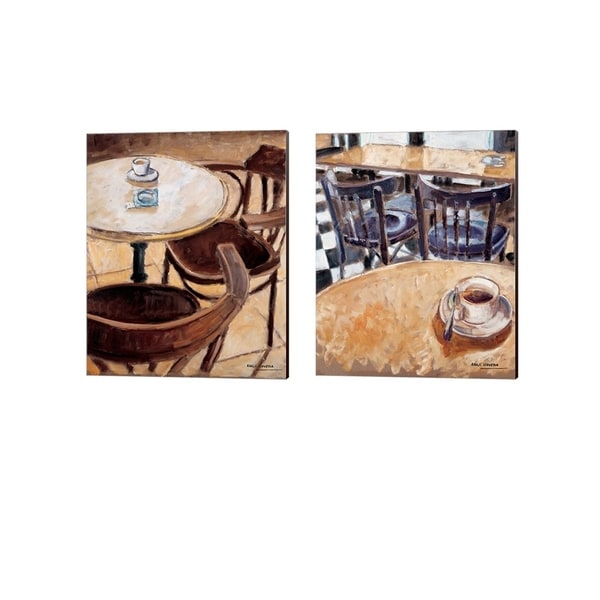 Adolf Llovera 'Together Forever' Canvas Art (Set of 2)