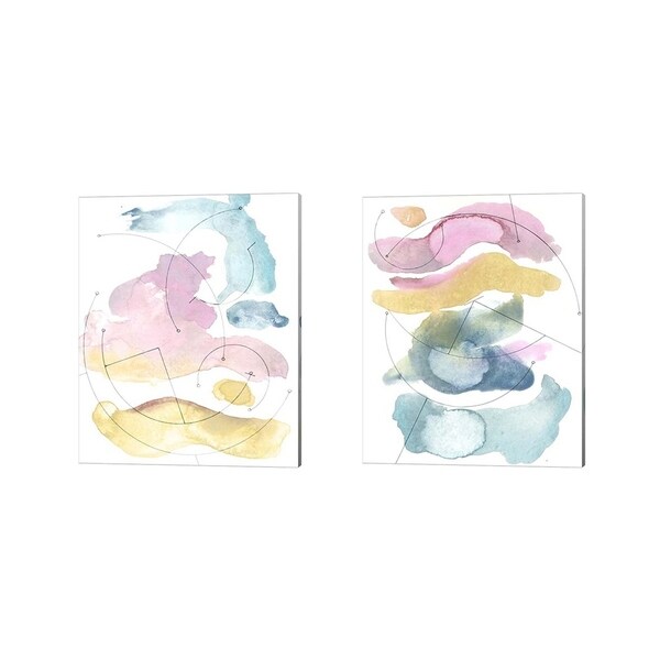 Rob Delamater 'Desert Series B' Canvas Art (Set of 2)