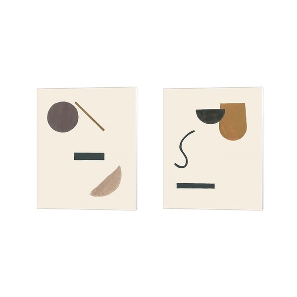 Melissa Wang 'Intraconnected' Canvas Art (Set of 2)