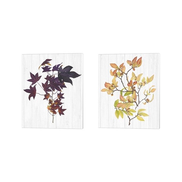 Porch & Den Dianne Miller 'Sweet Foliage' Canvas Art (Set of 2)