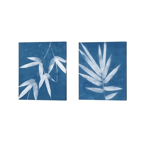 Porch & Den Linda Woods 'Spa Bamboo' Canvas Art (Set of 2)