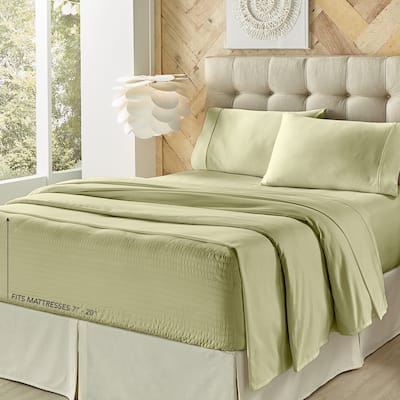 Porch & Den Kalex 300 Thread Count 100-percent Cotton Perfect Fit Sheet Set