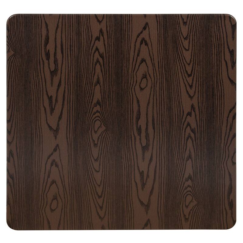 36" Square Rustic Wood Laminate Table Top - Restaurant Furniture