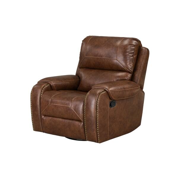 Standard Furniture Winslow Manual Motion Swivel Glider Recliner Brown Overstock 26970484