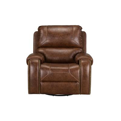 Standard Furniture Winslow Manual Motion Swivel Glider Recliner, Brown