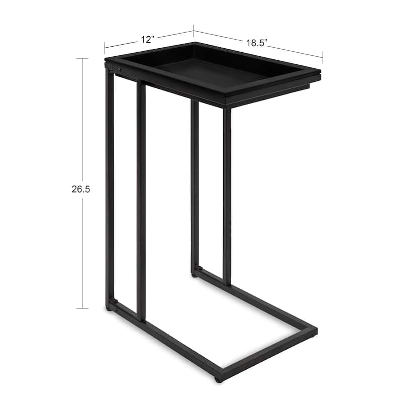Kate and Laurel Lockridge Wood C-Table