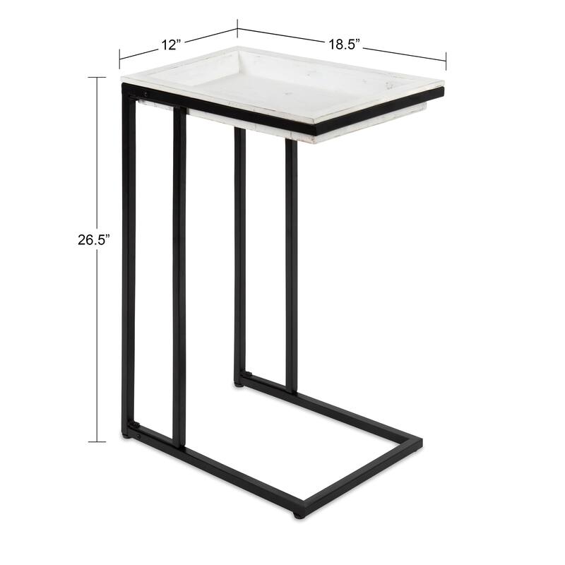 Kate and Laurel Lockridge Wood C-Table