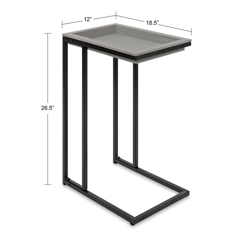 Kate and Laurel Lockridge Wood C-Table