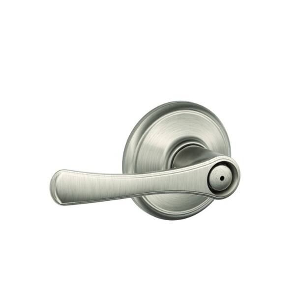 Schlage Avila Satin Nickel Privacy Lever Right or Left Handed Schlage Avila Satin Nickel Privacy Lever Right or Left Handed